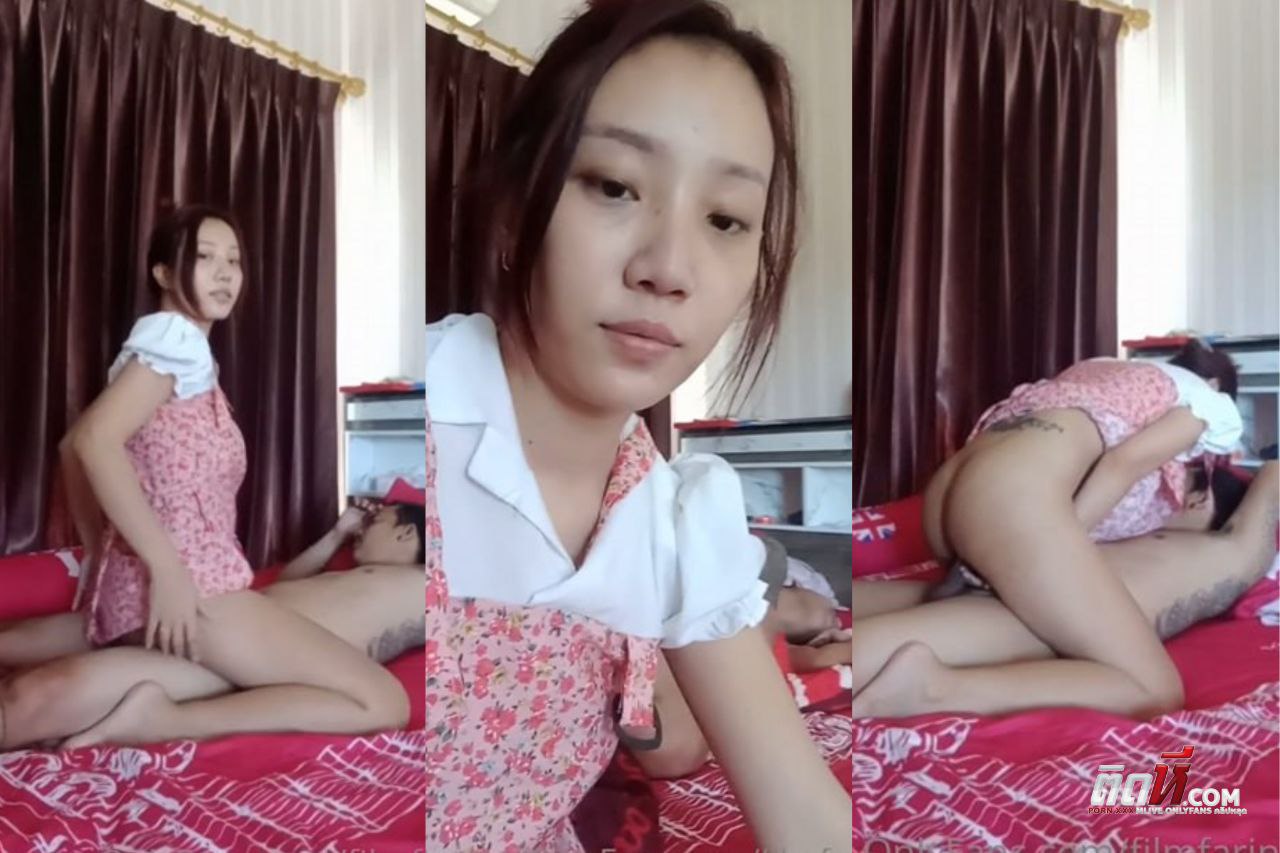 คลิปหลุดใหม่ ฟาริน tbafarin ตั้งกล้องถ่ายเย็ดผัวแต่เช้า ก่อนจะไปอาบน้ำขึ้นคร่อมเอาควยยัดหรกระเด้าใส่รัวๆ เย็ดอยู่คนเดียวโยกจนแตกใน