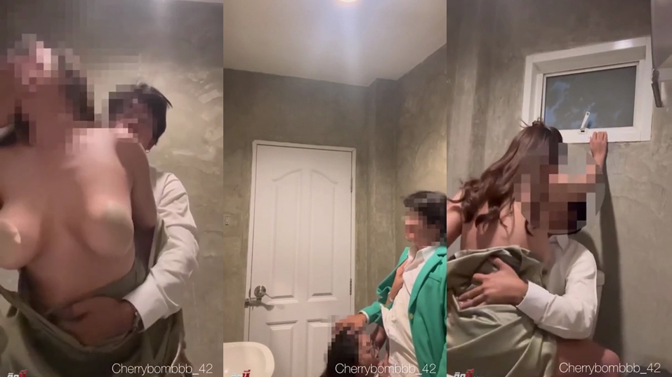 คลิปหลุดทวิตเตอร์ cherrybombbb_42 น้องเรย์มาแอบเย็ดเสียวกับแฟนหนุ่ม ในห้องน้ำ มาจับเย็ดเสียวลีลาอย่างเด็ด เย็ดกันอย่างมันส์ โยกควยร่อนเอวโครตมันส์ ซอยหีกันอย่างมันส์เอวดีจัดๆ