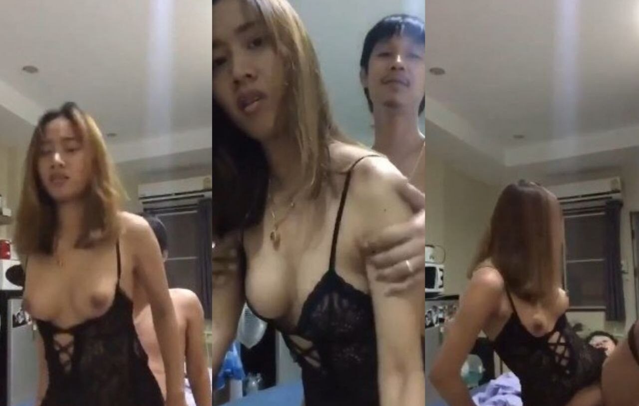 หลุดทางบ้าน สาววัยทำงานใส่ชุดน้อยชิ้นยั่วเย็ดผัว เจอยืนซอยหีกระแทกเงี่ยน นั่งควยขย่มเย็ดเสียวหี